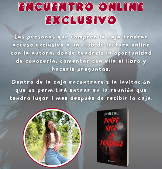 ❌Preventa CERRADA❌Caja literaria exclusiva "Donde nace la venganza"🐦⬛