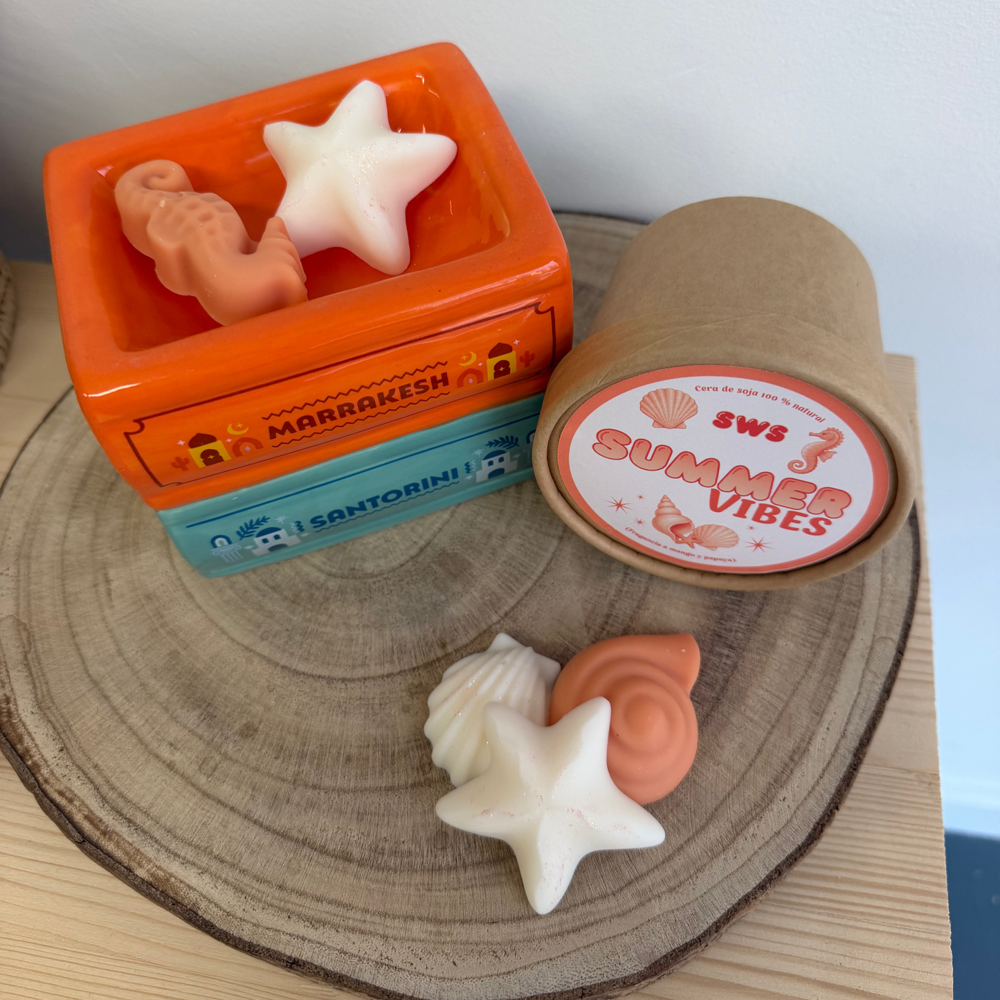 Summer Vibes · Wax Melts de Mango y Papaya