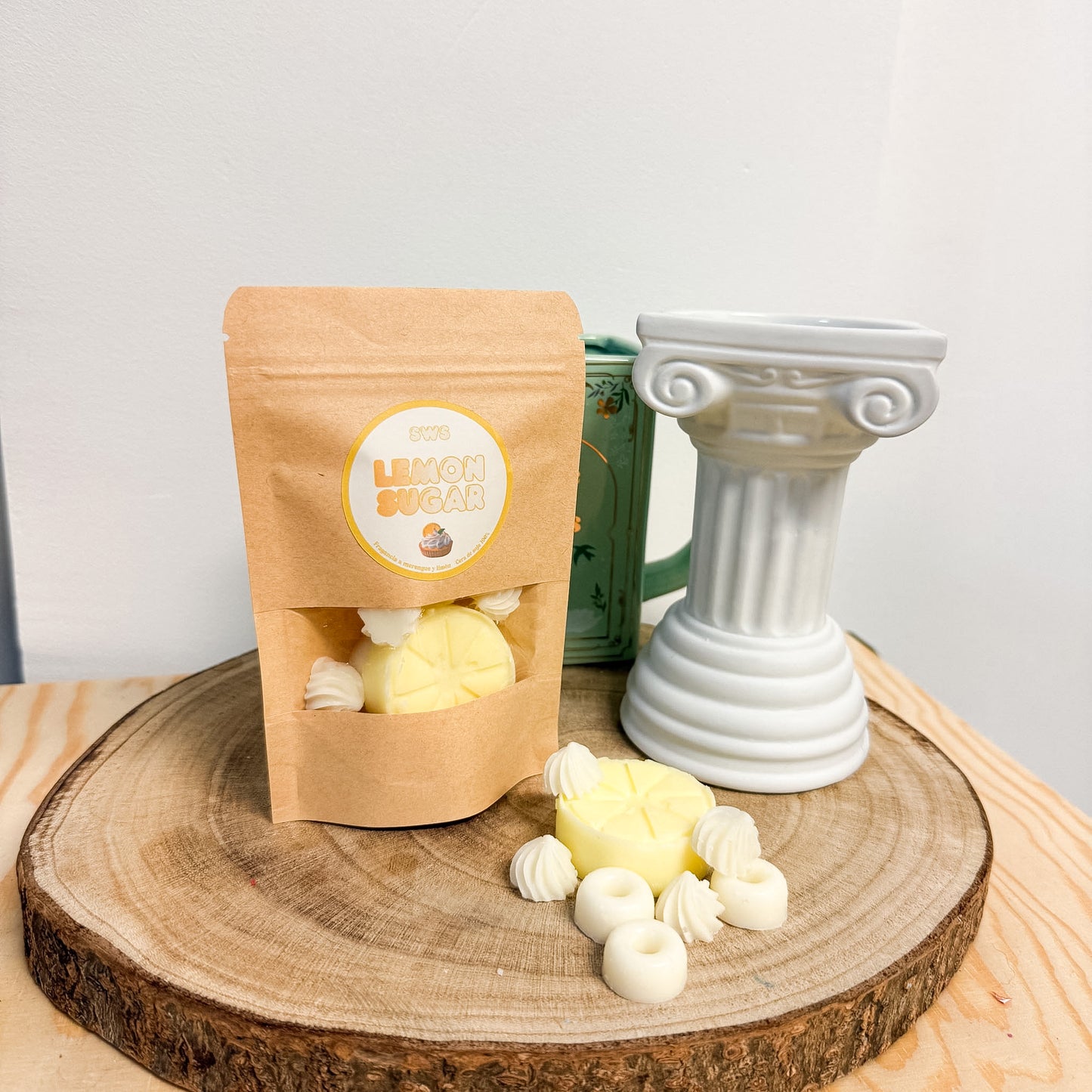 Sugar Lemon - Wax Melt Merengue y Limón | Cera de Soja