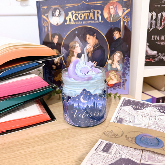 Vela decorativa "Velaris"  | Inspirada en ACOTAR