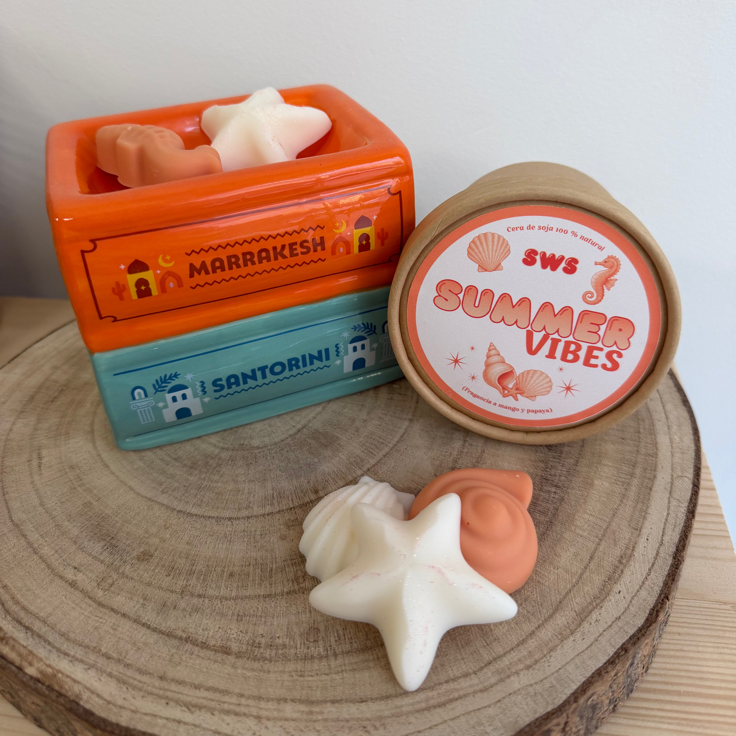 Summer Vibes · Wax Melts de Mango y Papaya