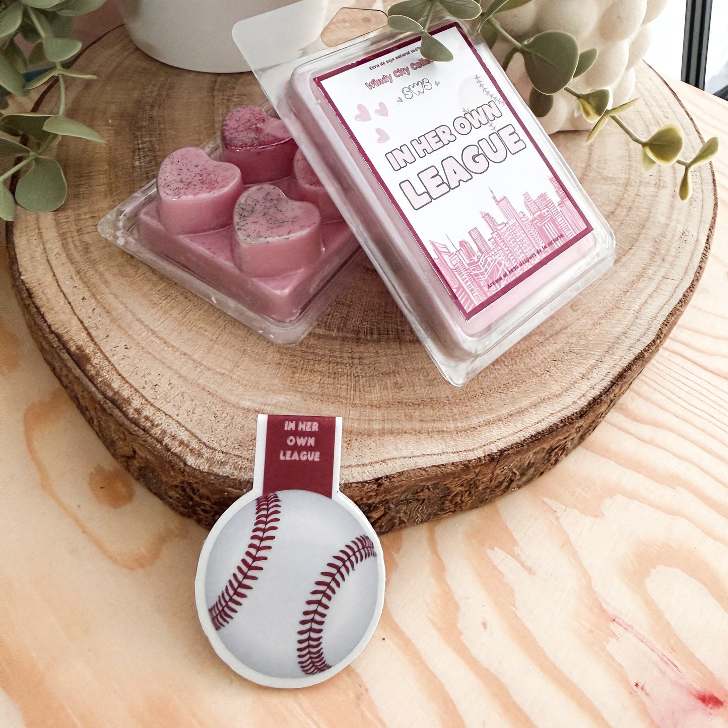 In Her Own League + Marcapáginas — Tableta Wax Melts | Windy City