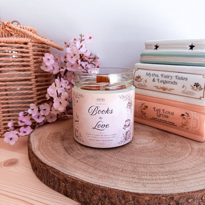 Books & Love – Vela de Soja