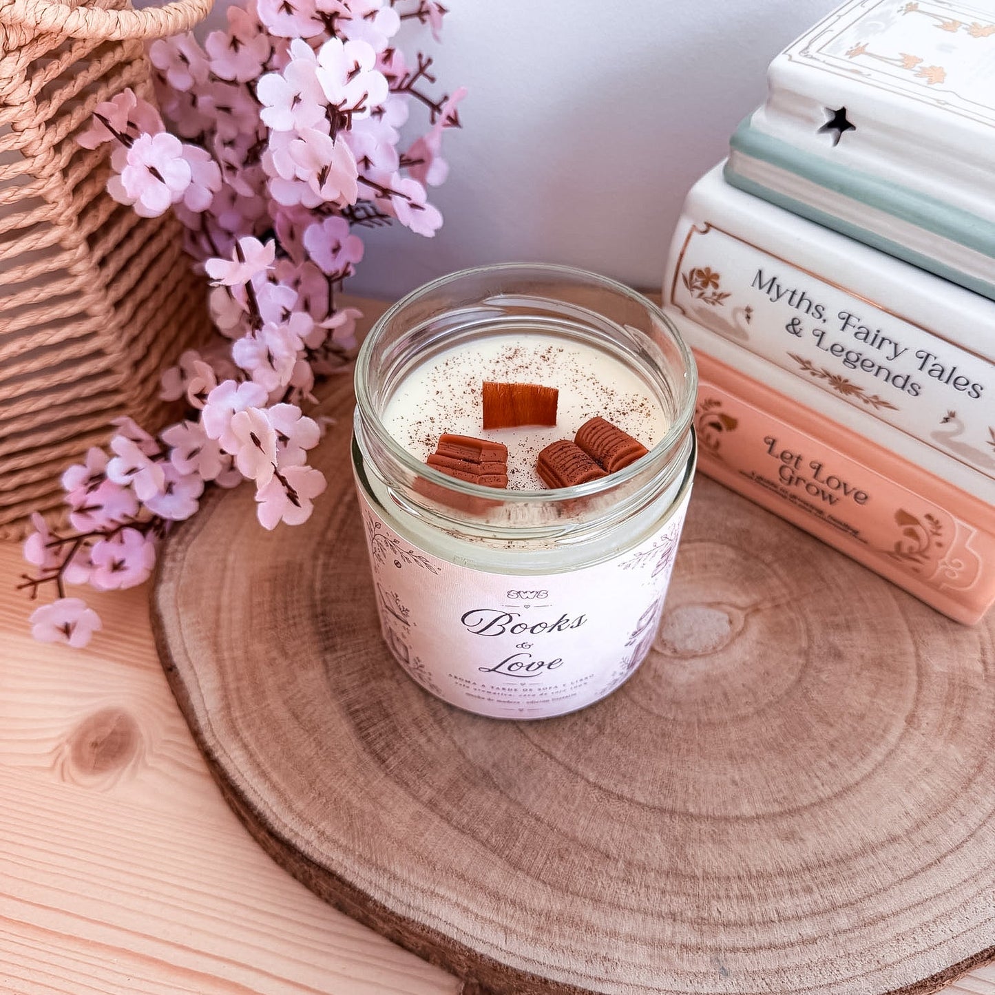Books & Love – Vela de Soja