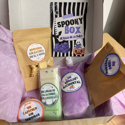 Spooky Box: El terror de un lector | Wax melts de Halloween